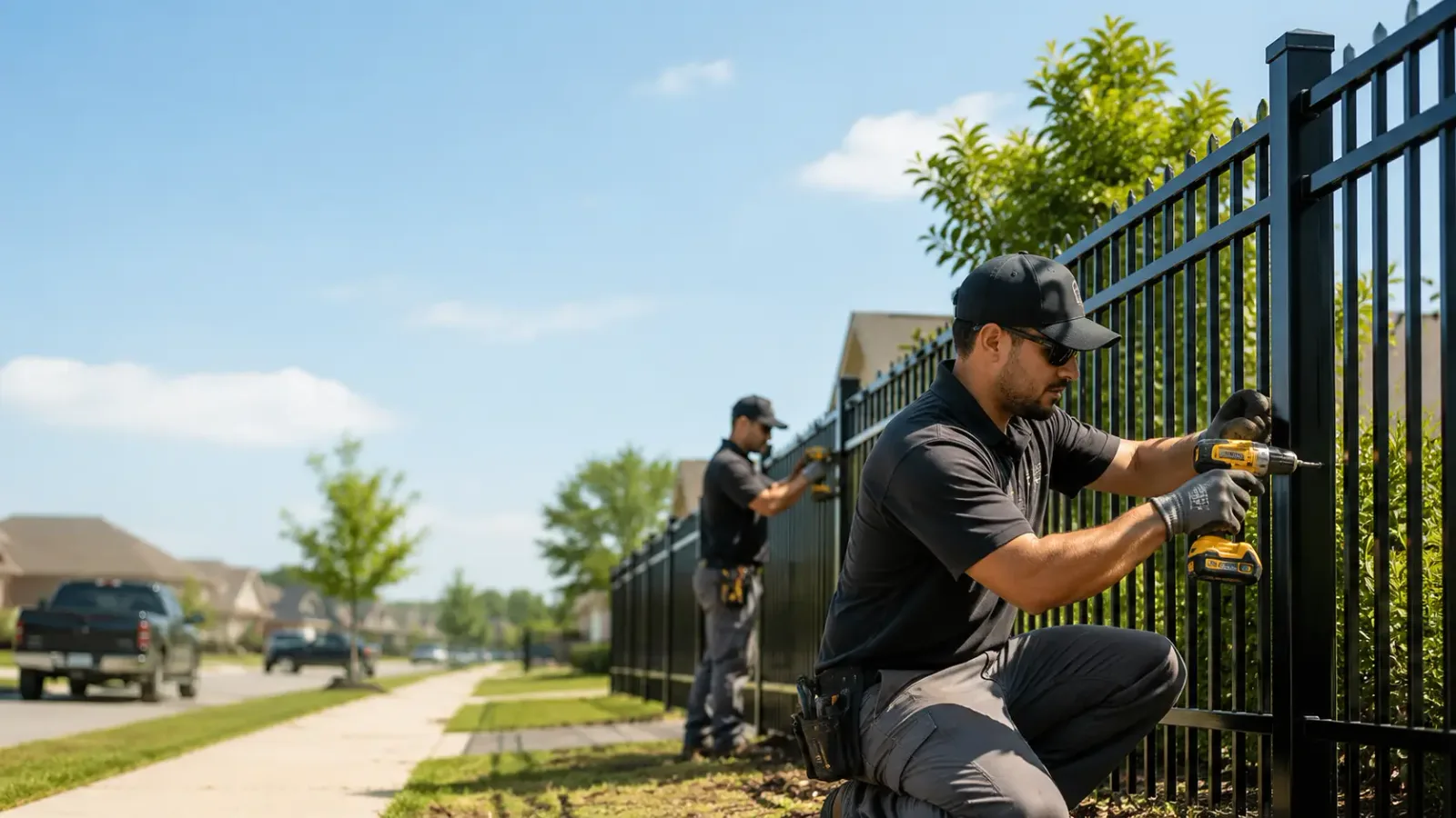 Metal Fence Installation in Deep River, IA